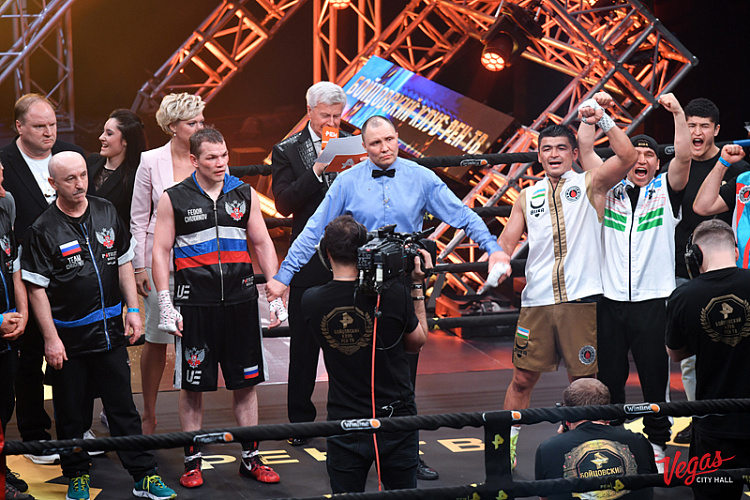 БОЙЦОВСКИЙ КЛУБ СУПЕРСЕРИЯ. БОЙ ЗА ТИТУЛ РЕН ТВ. ФЕДОР ЧУДИНОВ – АЗИЗБЕК АБДУГОФУРОВ - фото 22